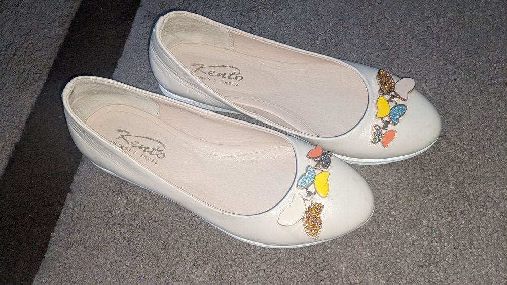 Шкіряні балетки р.37