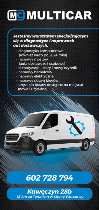 Naprawy aut dostawczych, naprawa mostów , regeneracja silników