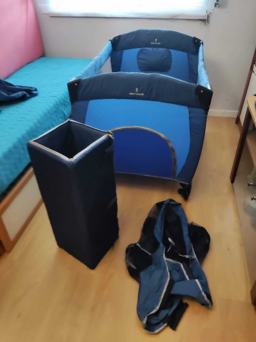 Cama de viagem HAUCK 3 em 1 (com estrado elevatório recém-nascido)