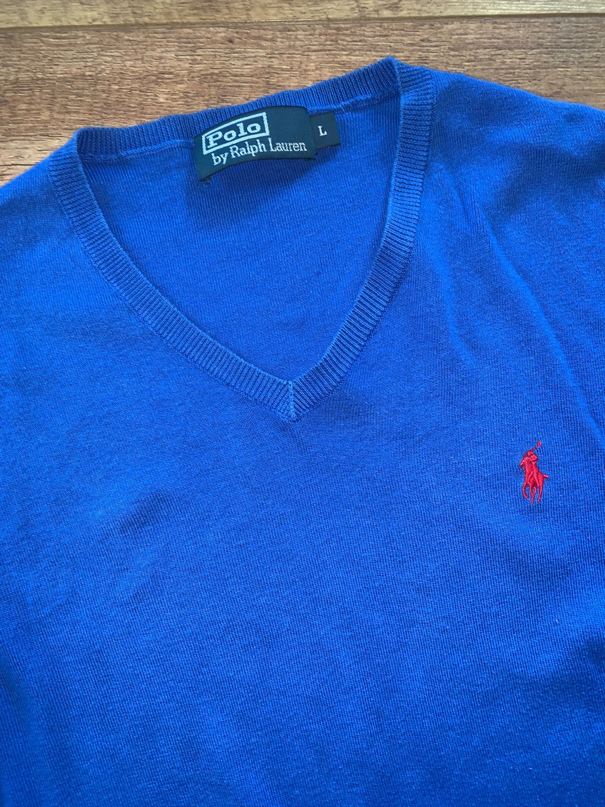 Ralph Lauren sweter męski w serek L