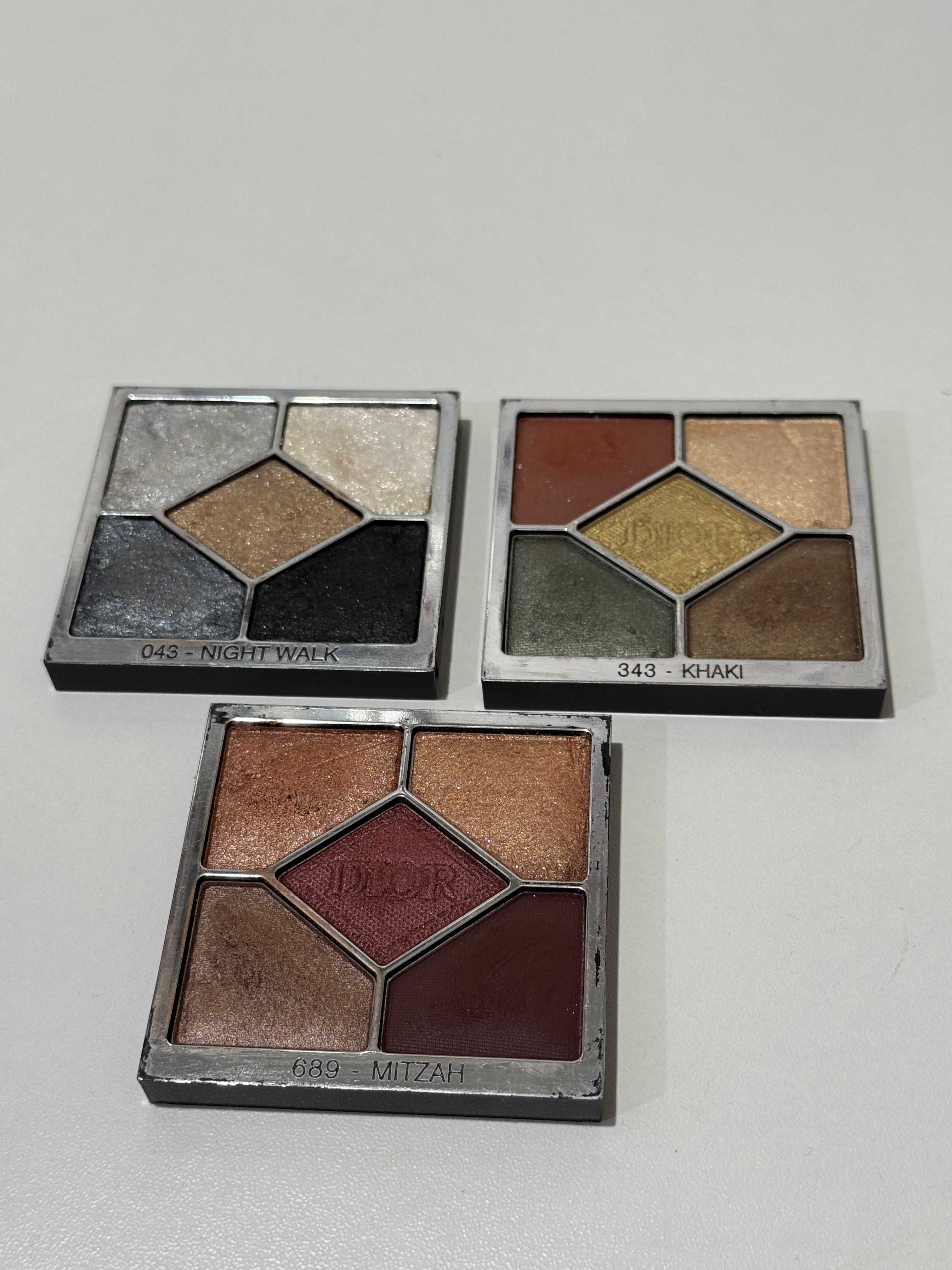 Палітри тіней від dior 5 couleurs