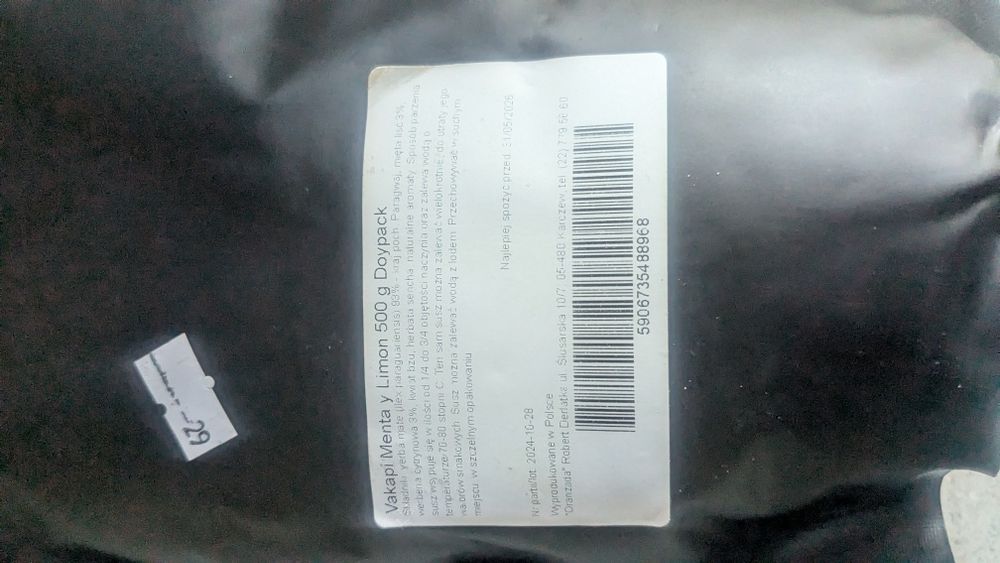 Yerba mate Vakapi Mięta cytryna