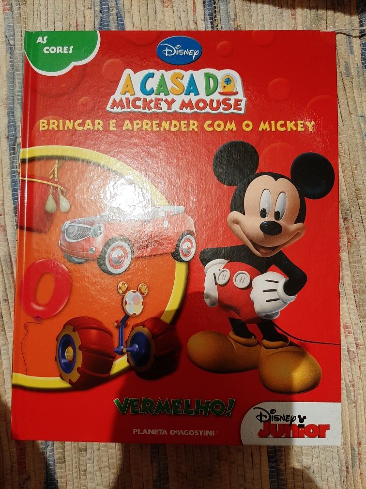 Livros da coleção A casa do mickey mouse