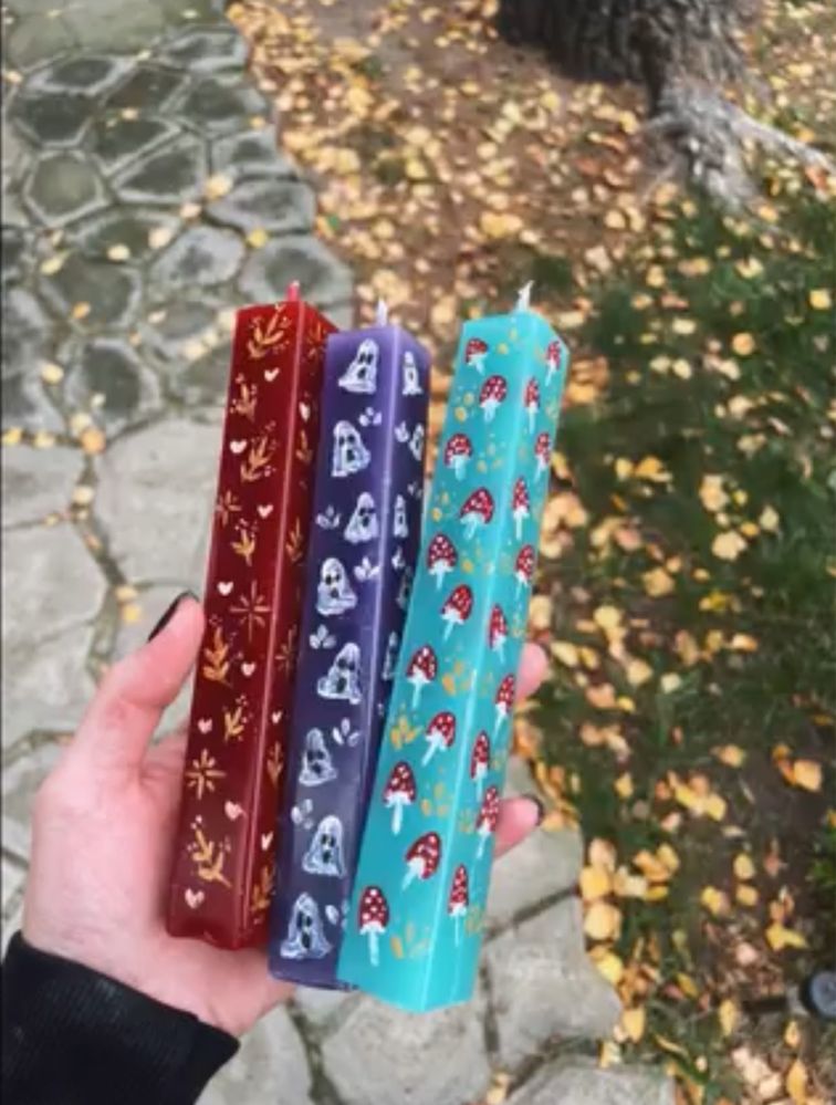 Свічки ручної роботи