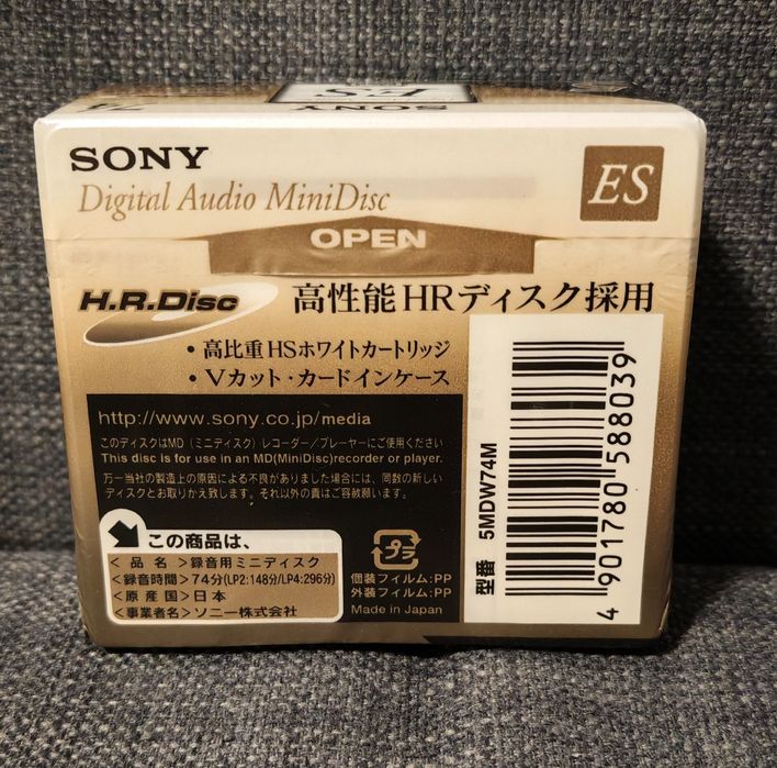 Minidisc минидиски Sony ES 74 min 5 шт