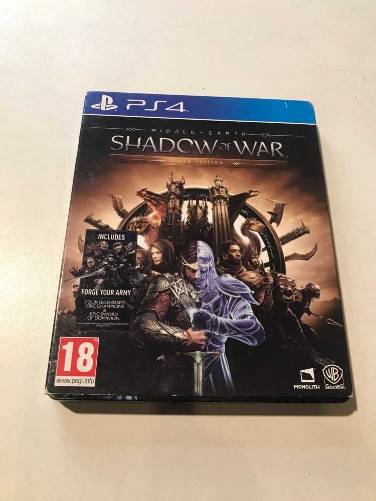Śródziemie Cień Wojny Shadow Of War PL + Steelbook PS4 Sklep Irydium