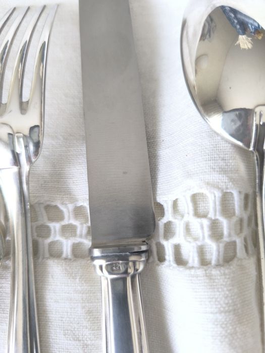 Talheres muito antigos com banho de prata