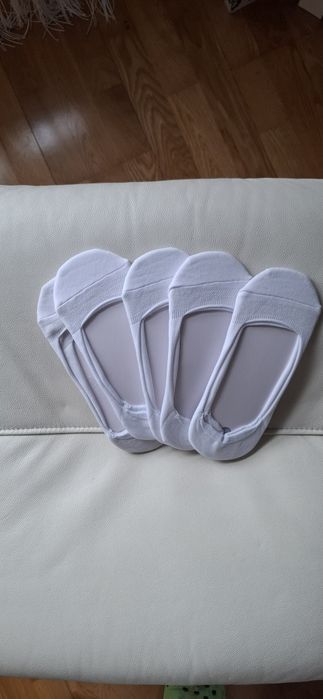 5 meias "pezinhos" brancas NOVAS 43/47