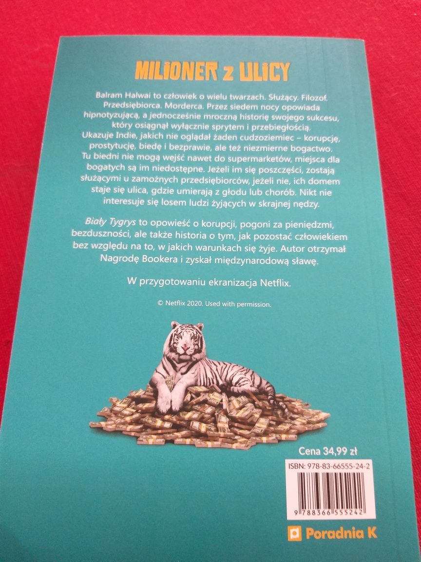 Nowość! - "Biały tygrys" Adiga Aravind (Nagroda Bookera)