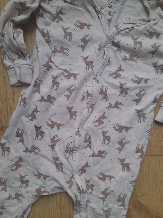 Długi rampers spioszki bez stop dla dziewczynki rozm.86