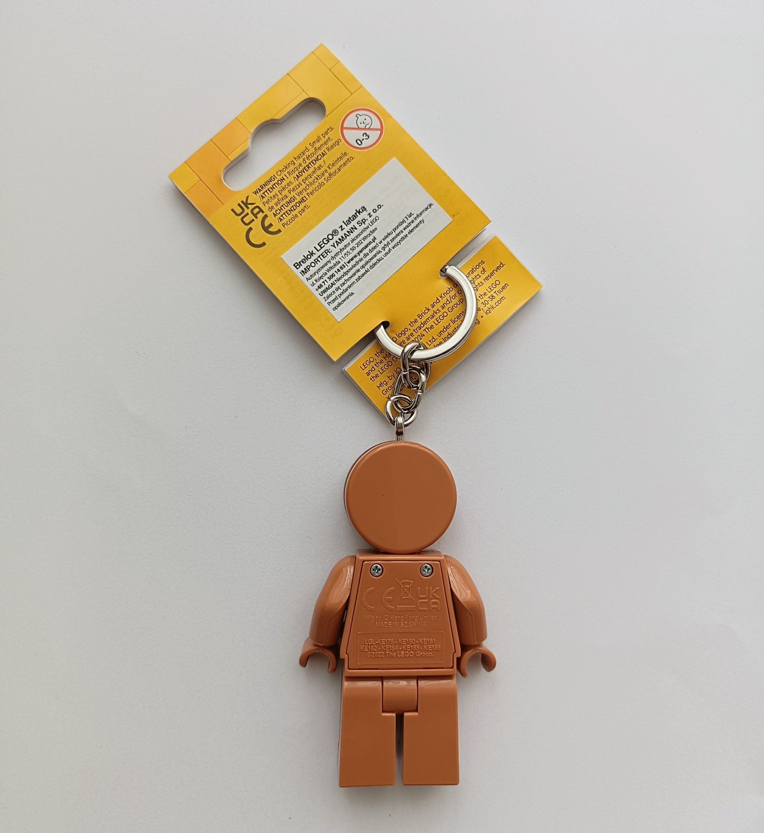 LEGO brelok latarka - w kształcie piernikowego ludzika