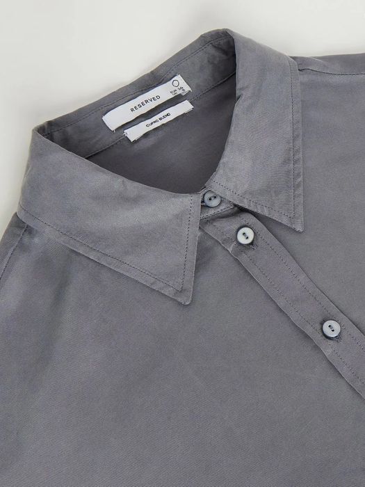 ZESTAW Koszula + spodnie z cupro i wiskozy luźny modny design modelka