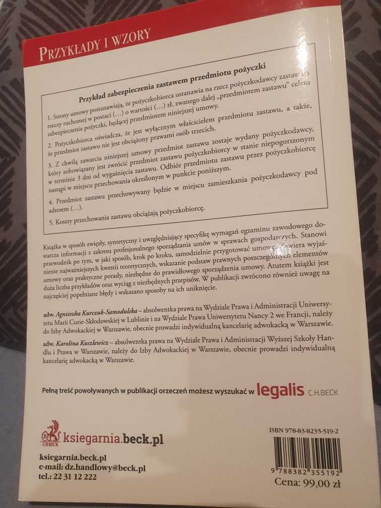 Umowy gospodarcze beck 2021 kurczuk-samodulska kuszlewicz