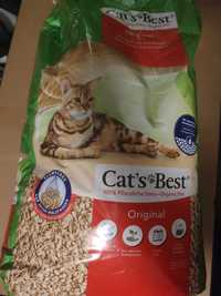 Cats Best Original Eko Plus 40L 17,2kg żwirek drewniany NOWY