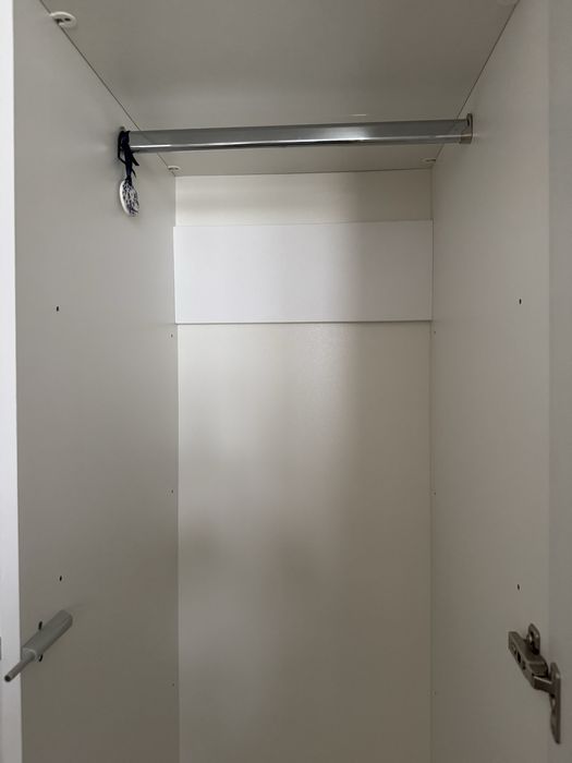 Szafa biała Meblik 100x200x57 dla dziewczynki Uni White Dance