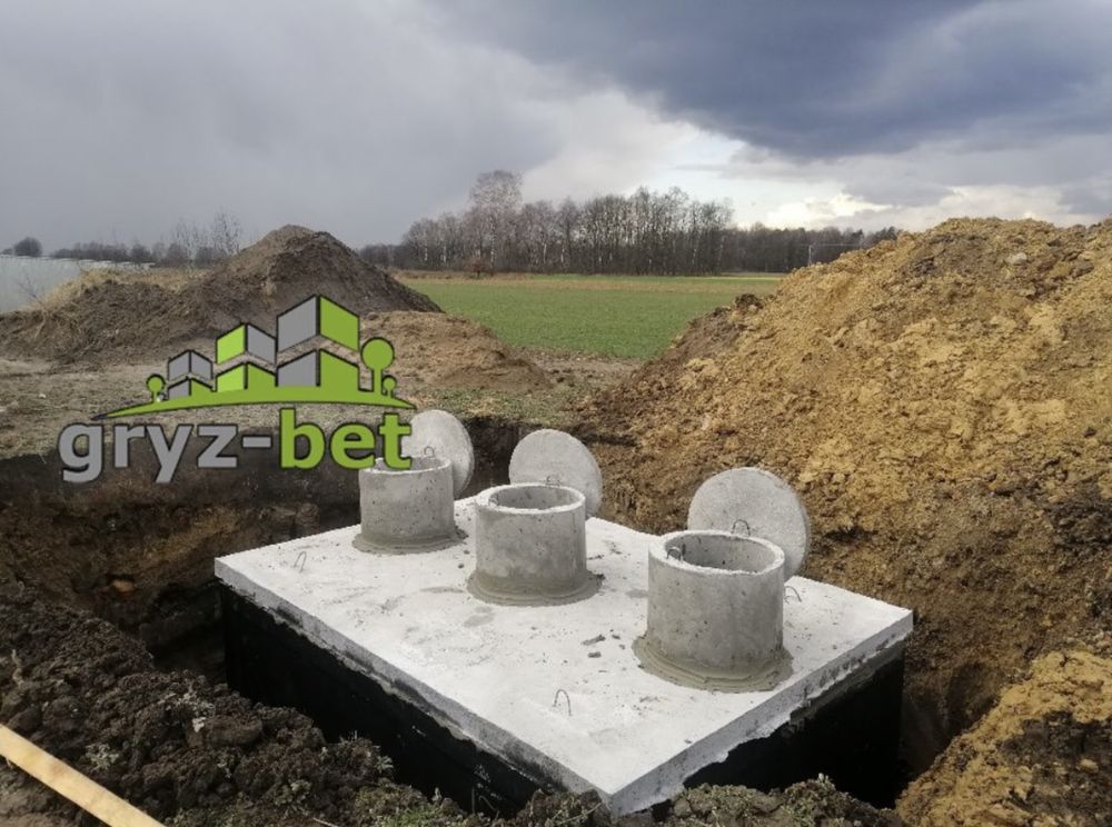Szambo betonowe 8m3 zbiornik na deszczówkę 8000 litrów Lublin Ryki