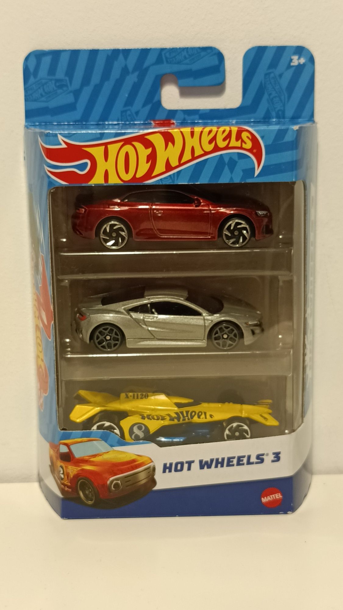Hot Wheels Audi RS3 Coupe Acura NSX Blade 3 pack - nowe