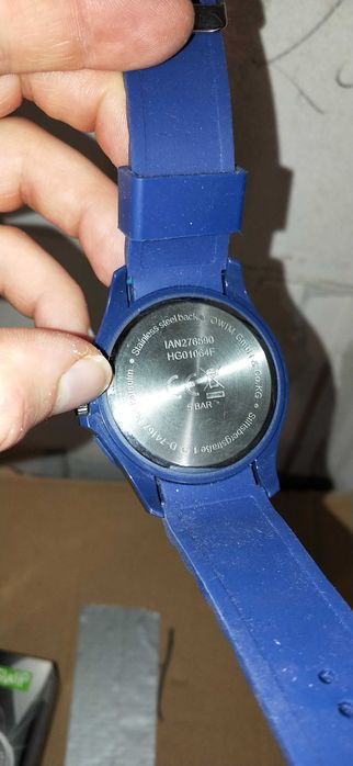 Zegarek sportowy niebieski wododporny analogowy