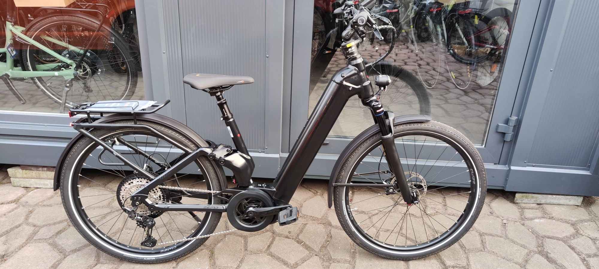 Zemo damka MTB full Bosch cx 750 wh światła stopu rabat z 28.000