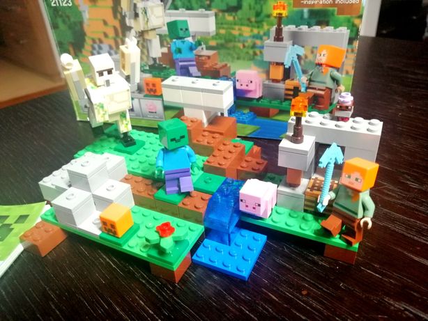 Klocki Lego Minecraft Żelazny golem 21123
