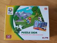Conjunto 2 Puzzles Panda