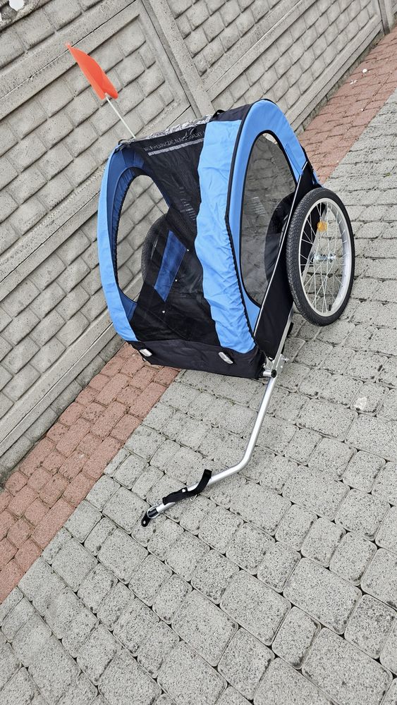 Przyczepka rowerowa dla dzieci nowa Vivo Voyager