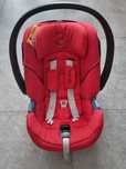 Fotelik cybex aton 5 czerwony + baza isofix