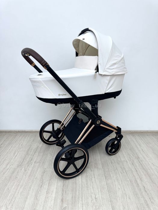 Cybex Priam 4.0 Rose Gold&Off White коляска Сайбекс Пріам 2025 (2в1)