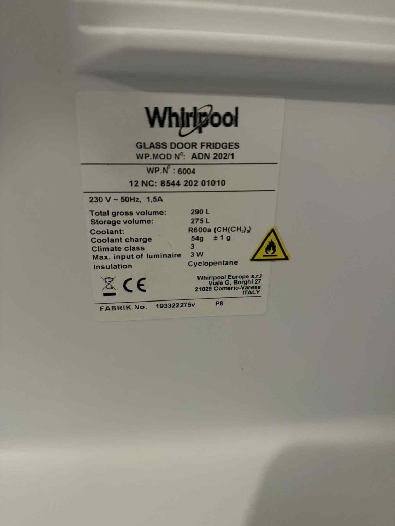 Chłodziarka marki Whirlpool
