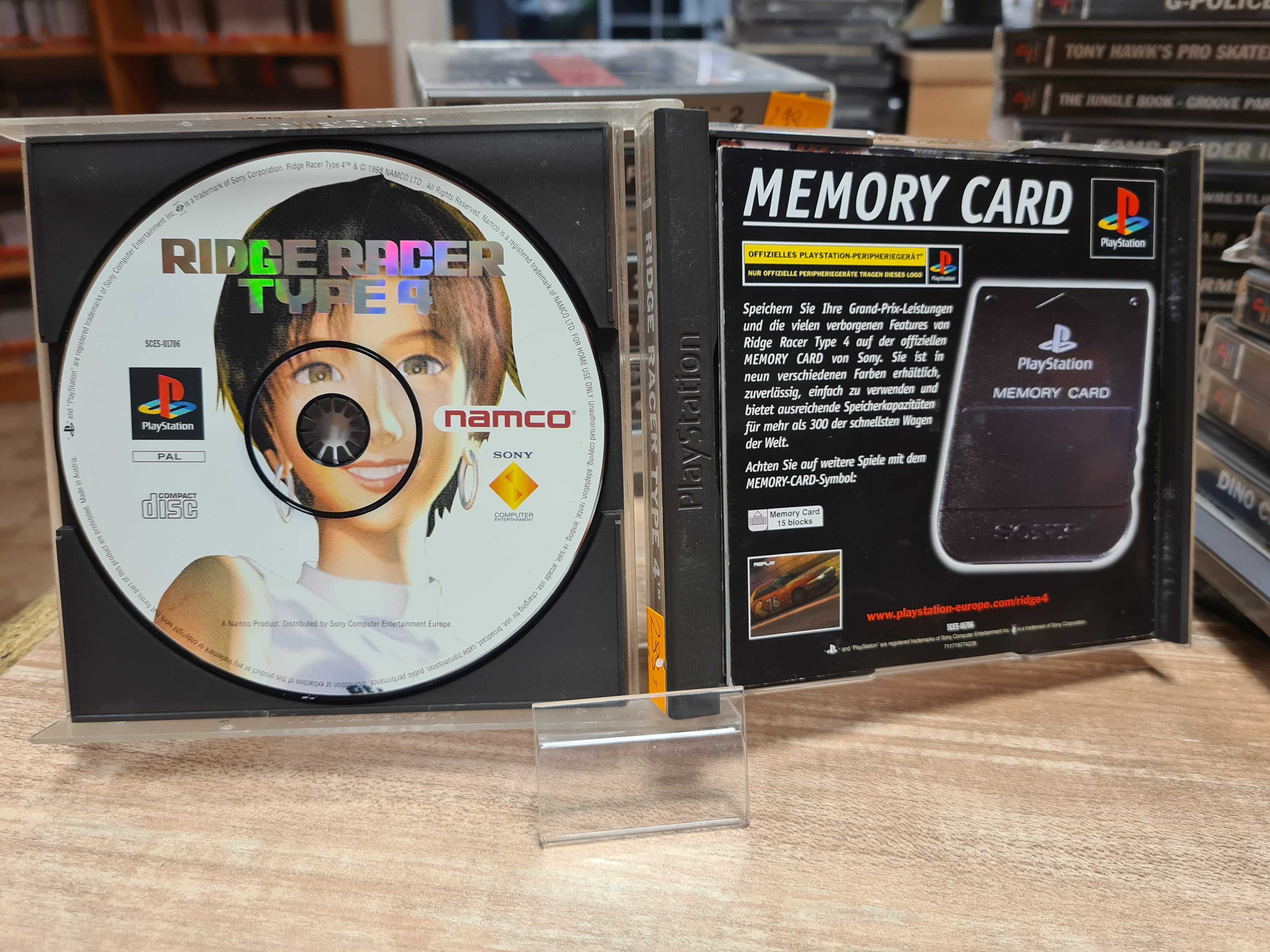 Ridge Racer Type 4 PS1,  Sklep Wysyłka Wymiana
