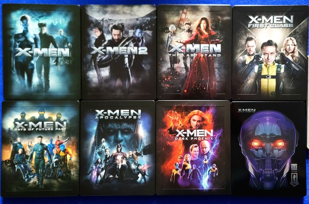 Коллекция фильмов Люди Икс (X-Men) Steelbook Blu Ray с переводом