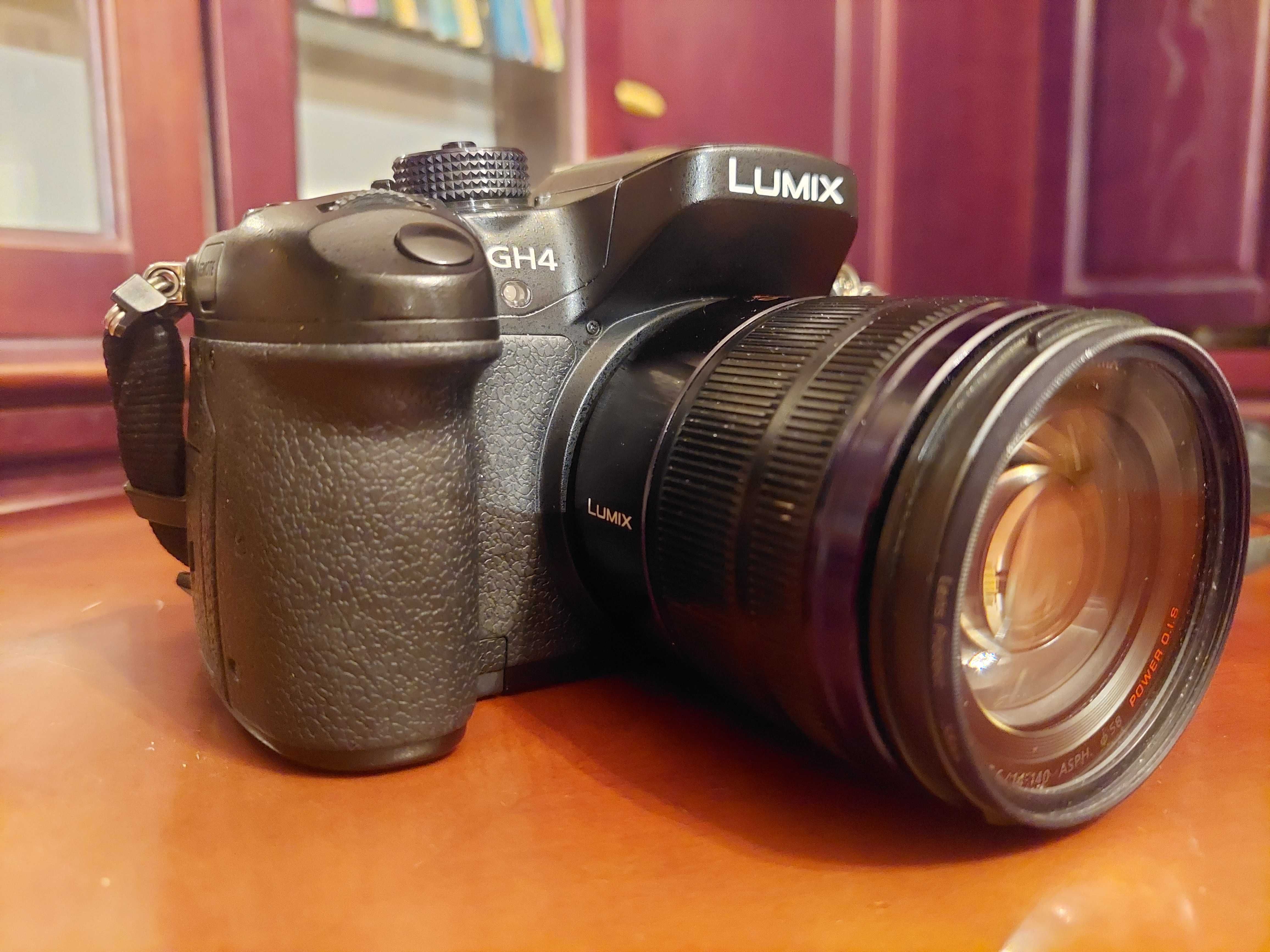 Камера Lumix GH4, об'єктив, штатив, карта пам'яті б.у. ЦІНА ЗА ВСЕ!