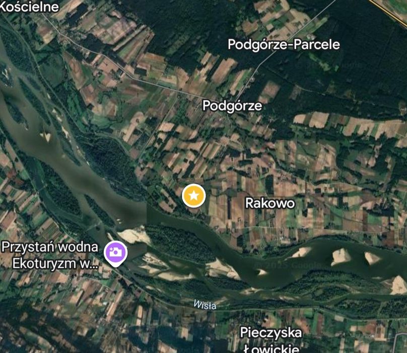 Działka w malowniczej miejscowości Rakowo nad Wisłą