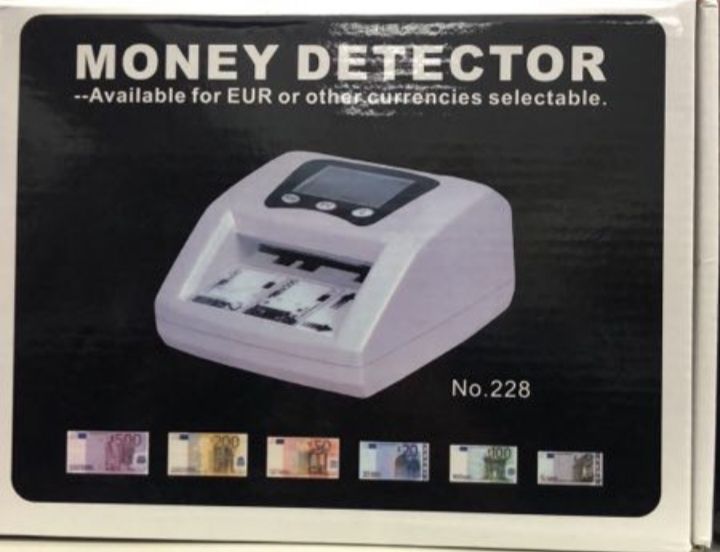 Máquina Detectora Dinheiro Falso de Notas Falsas Novo