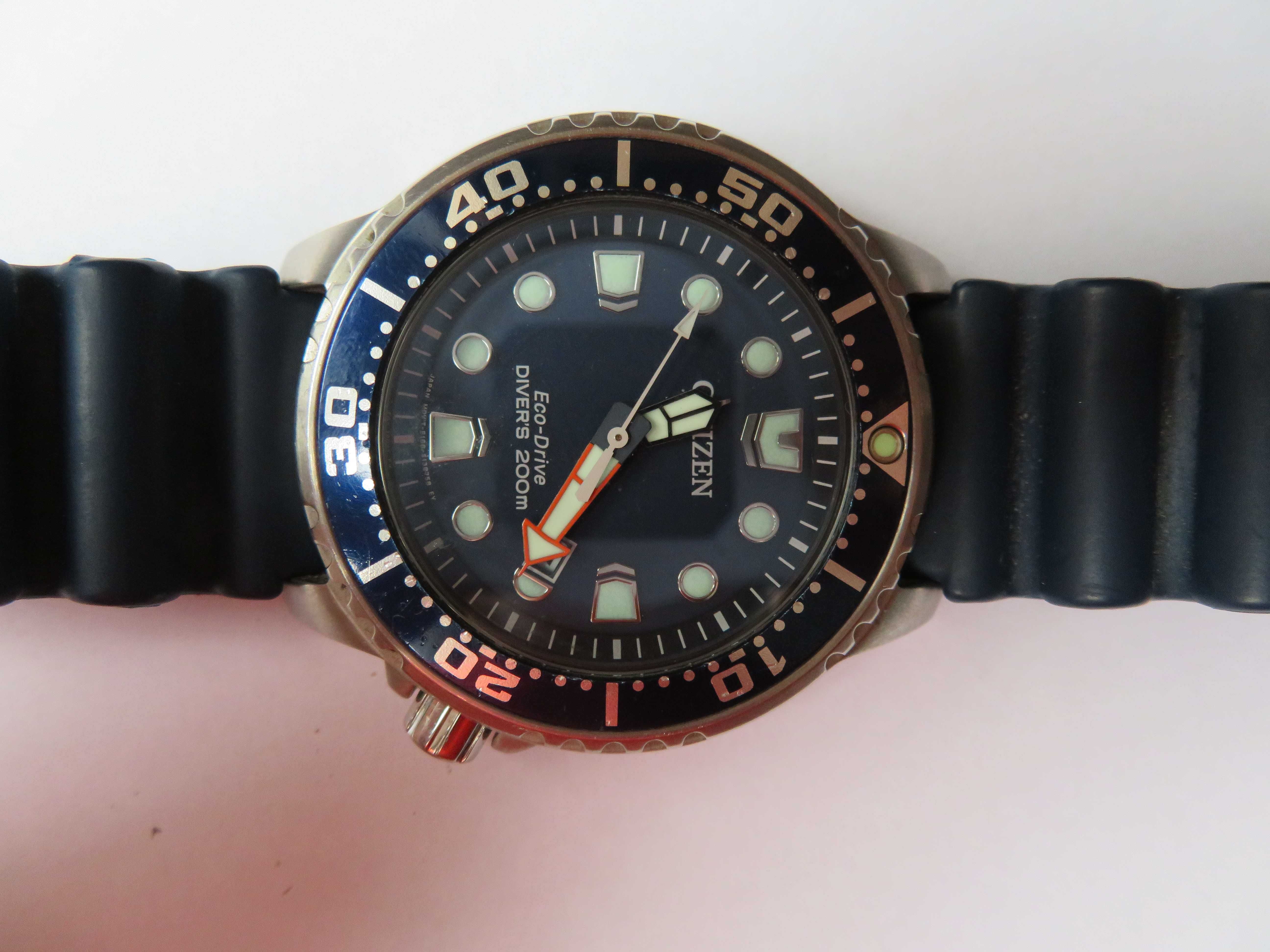 zegarek diver citizen eco drive  200 m  44mm