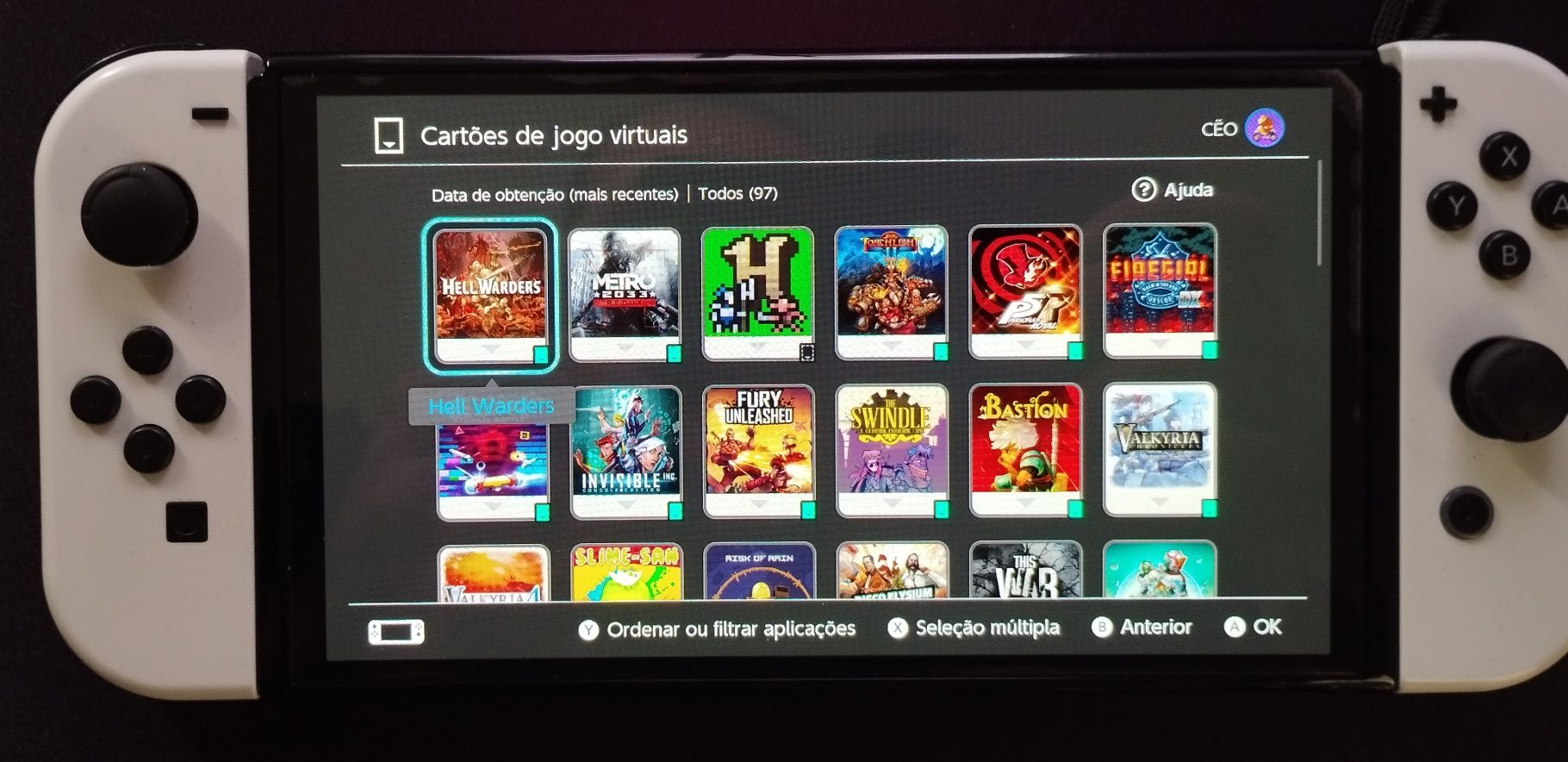 Nintendo Switch Oled garantia e jogos