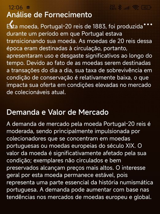 Duas Moedas de 20 reis Portugal