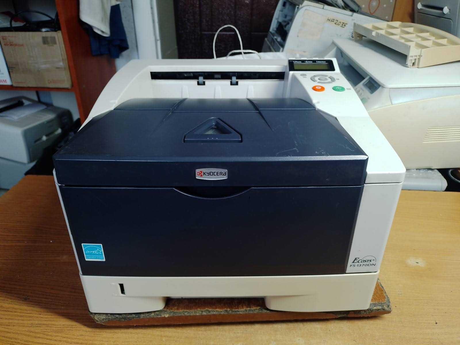 Лазерный принтер Kyocera FS-1370DN автоматическая двусторонняя печать