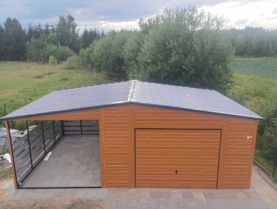 garaże blaszane, blaszaki,drewnopodobne, garaż 6x6,5×6,6x5, 4x6,profil