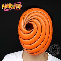 Маска Обито Тоби Акацуки оранжевая Наруто Учиха naruto