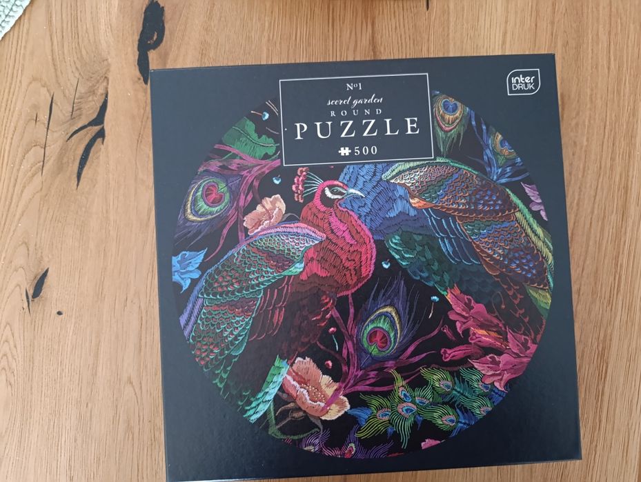 Puzzle spiralne interdruk rajskie ptaki