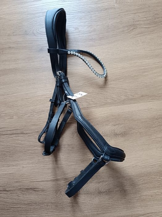 Full ogłowie anatomiczne czarne