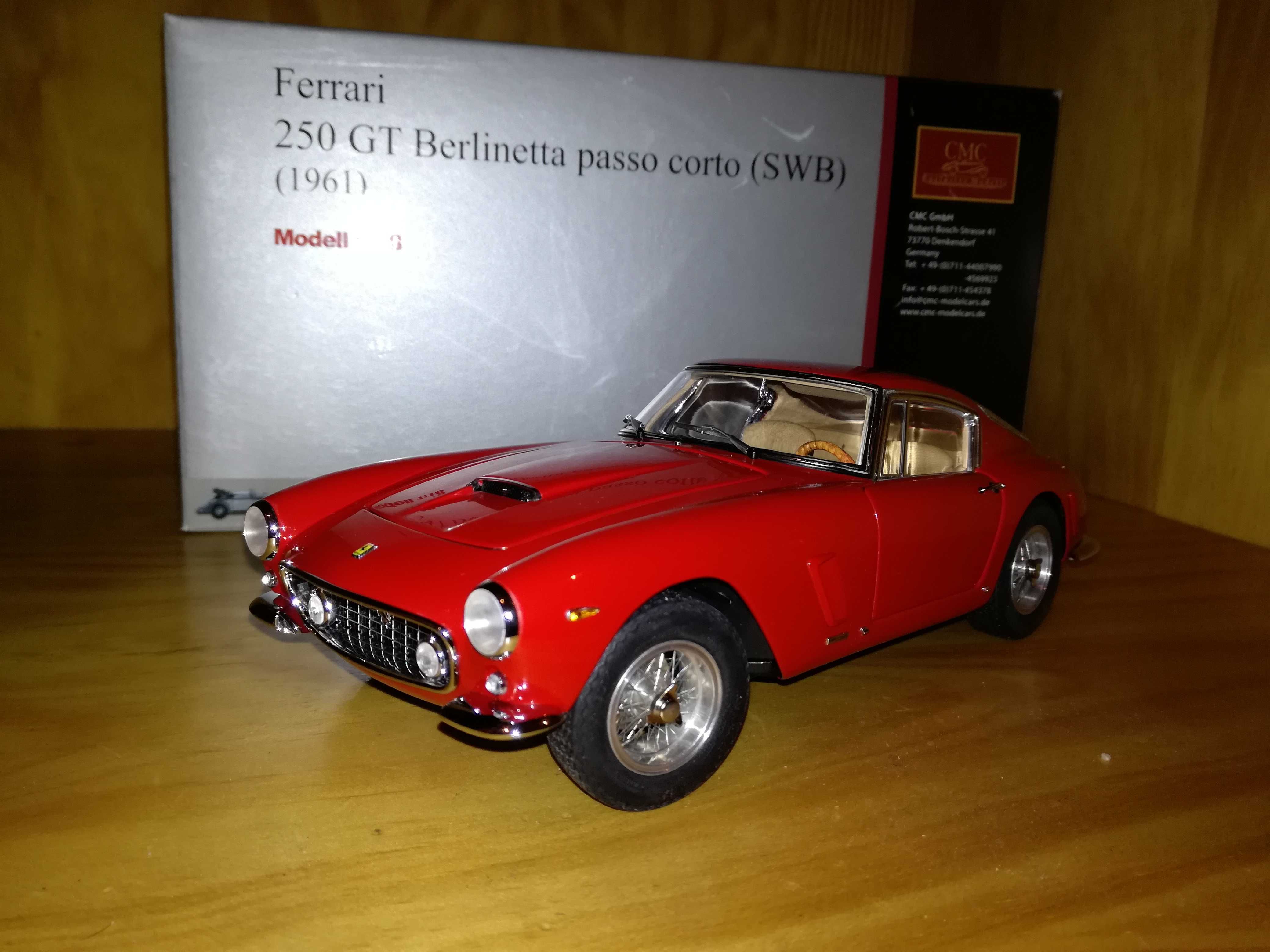 Ferrari 250 GT Berlinetta passo corto SWB (1:18) - CMC