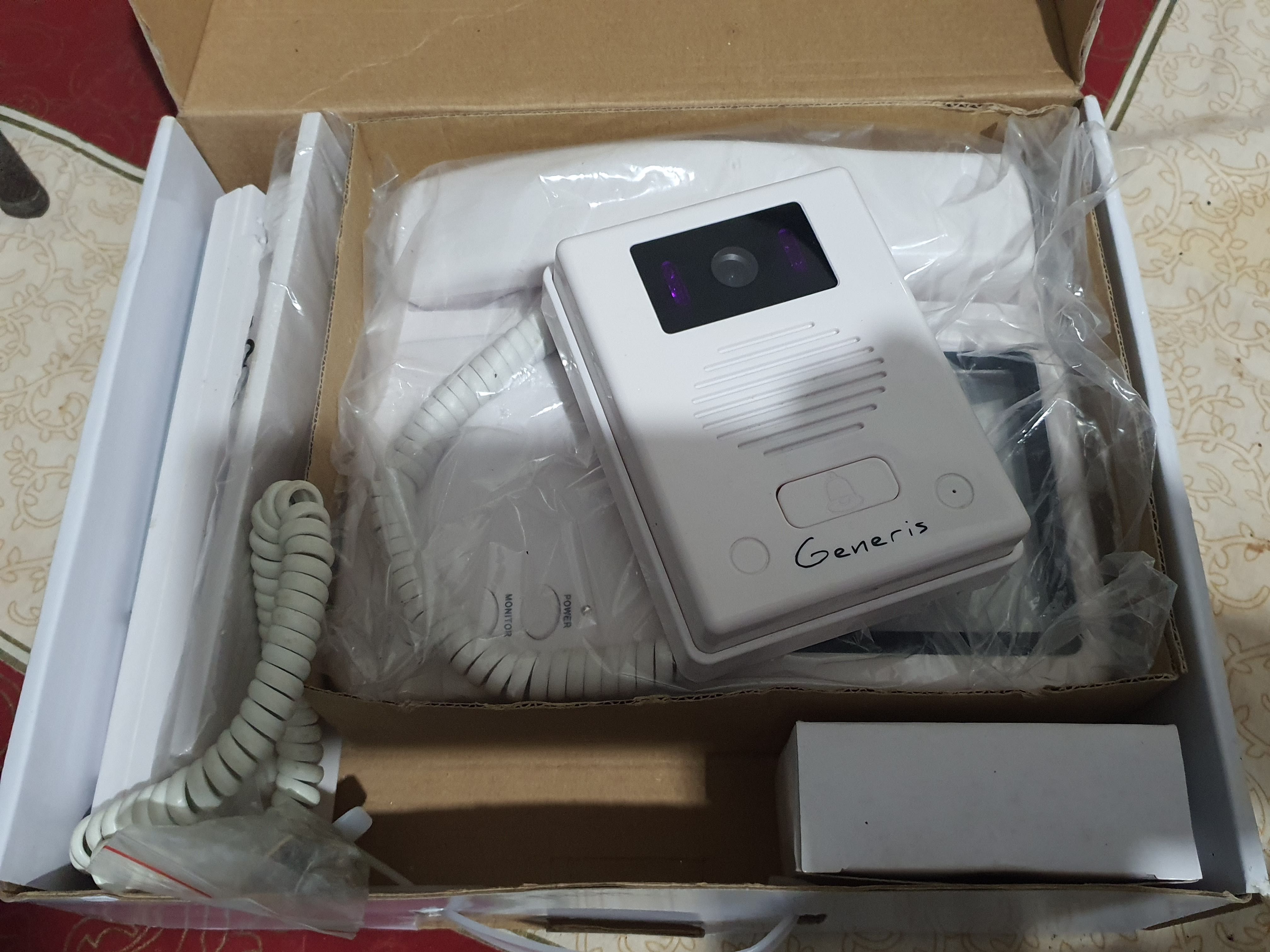 Vídeo/Áudio kit Telefone Porteiro