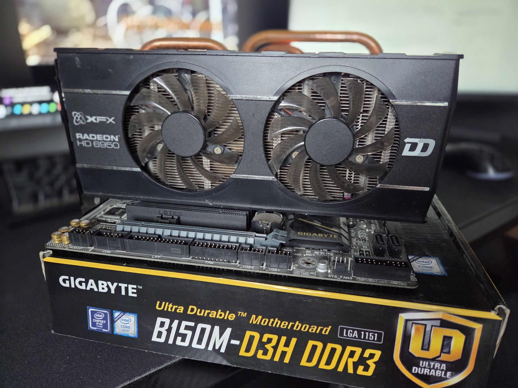 i5 6500 + Gigabyte GA-B150M-D3H DDR3 +  16GB DDR3 + Spartan PRO HE924