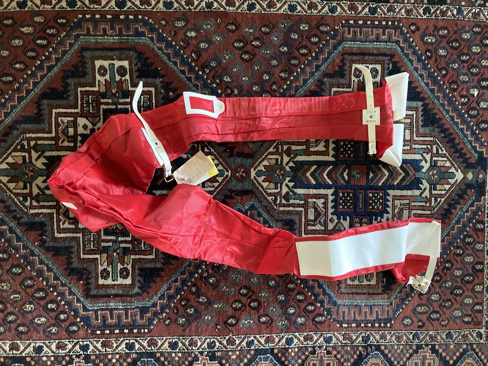 Nowy pokrowiec na narty PRL vintage