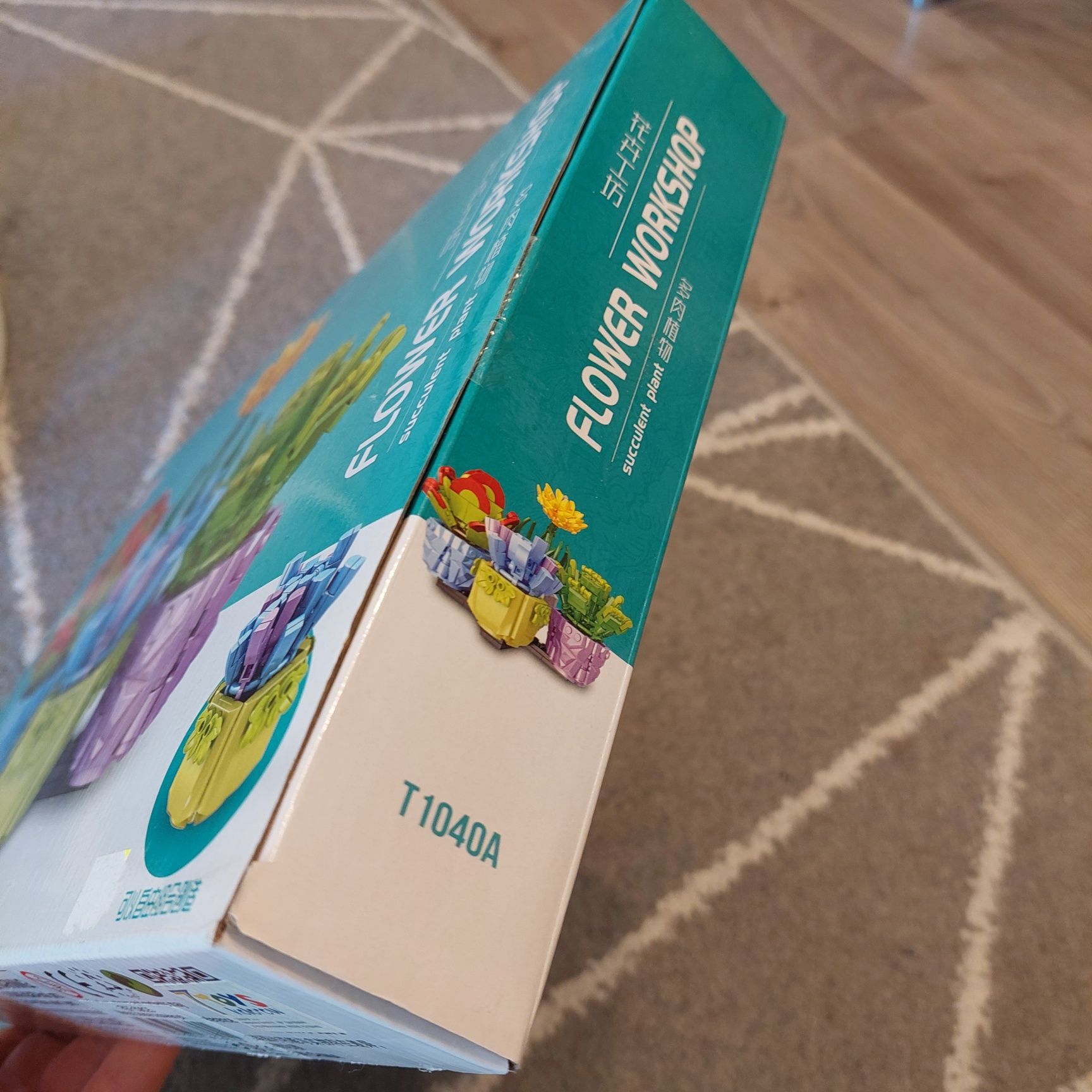 Klocki jak Lego Flower Workshop 485 elementów Nowe na prezent