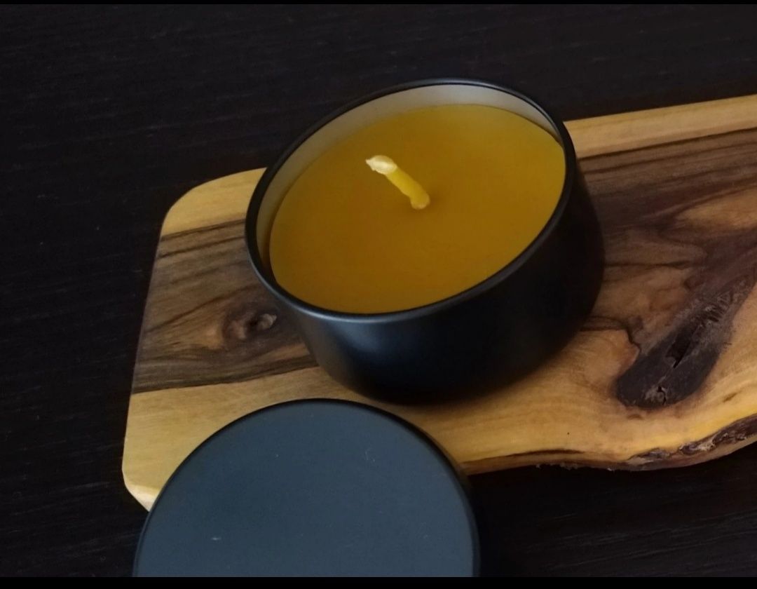 Świeca z wosku pszczelego 50 ml 2 szt