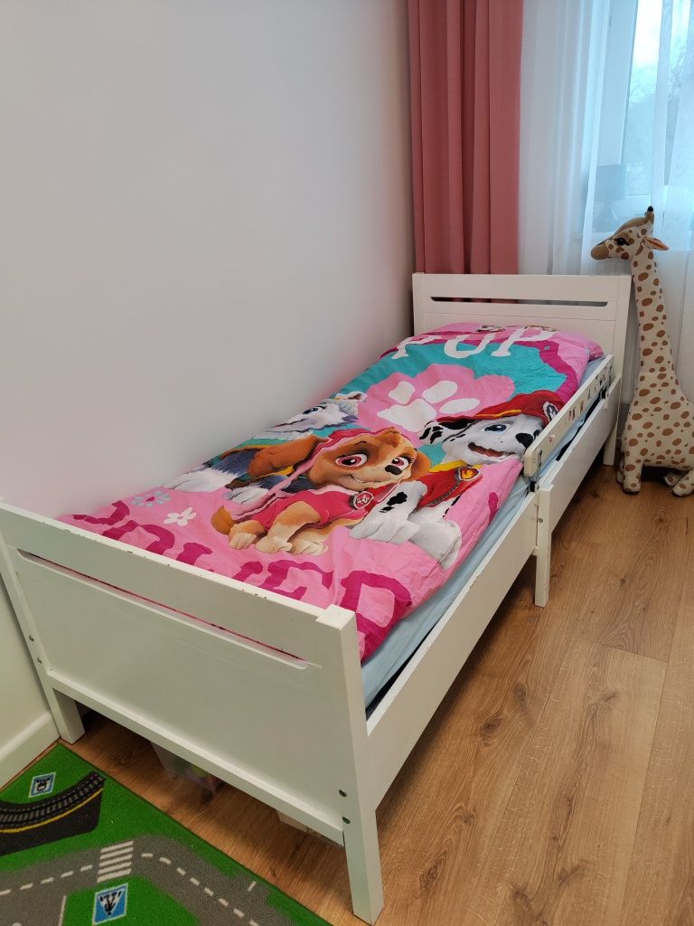 Łóżko dziecięce rozsuwane Ikea rośnie z dzieckiem rozkładane