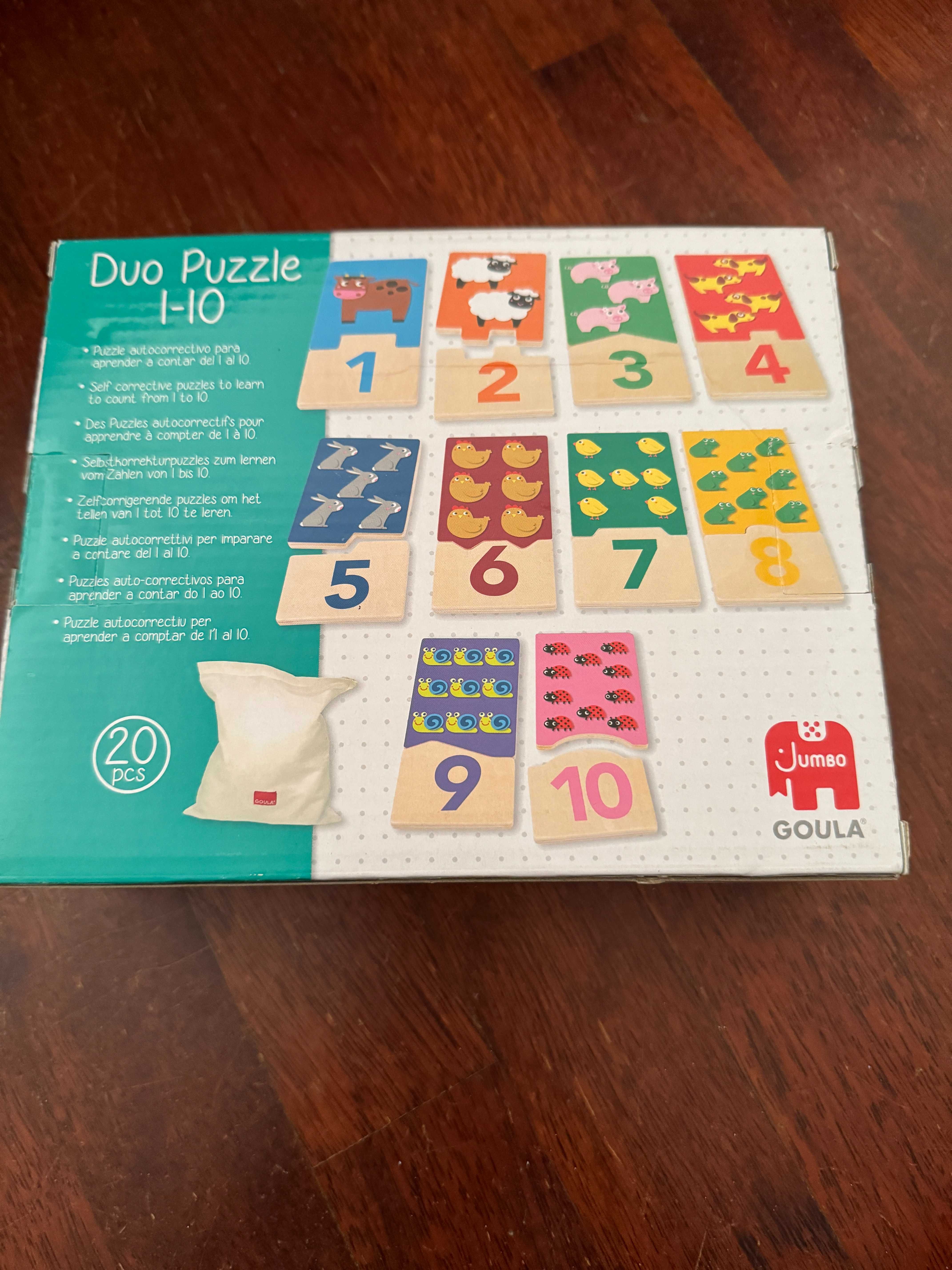 Puzzle duo 1-10 Goula